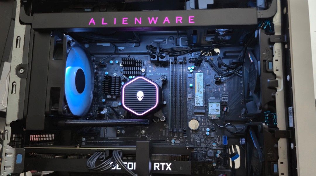 Dell Alienware R13 (Category: Desktops) located in Paranaque City. Submitted by russelllabitag08301988 (Listing ID 1357578888, Image 2). Description: 👽 Alienware Aurora R13|Tower-Gaming Desktop. A 360-DEGREE APPROACH Revolutionary design. Intel Core I7-12700KF| (12-Core, 25MB Cache,to 5GHz 32Gb Ram DDR5/512GB Nvme SSD+1TB SATA Geforce RTX 3070-8GB DDR6 Aurora Cool under pressure with Cryo-Tech. Alienware Cryo-Tech™ edition liquid cooling. 750W P