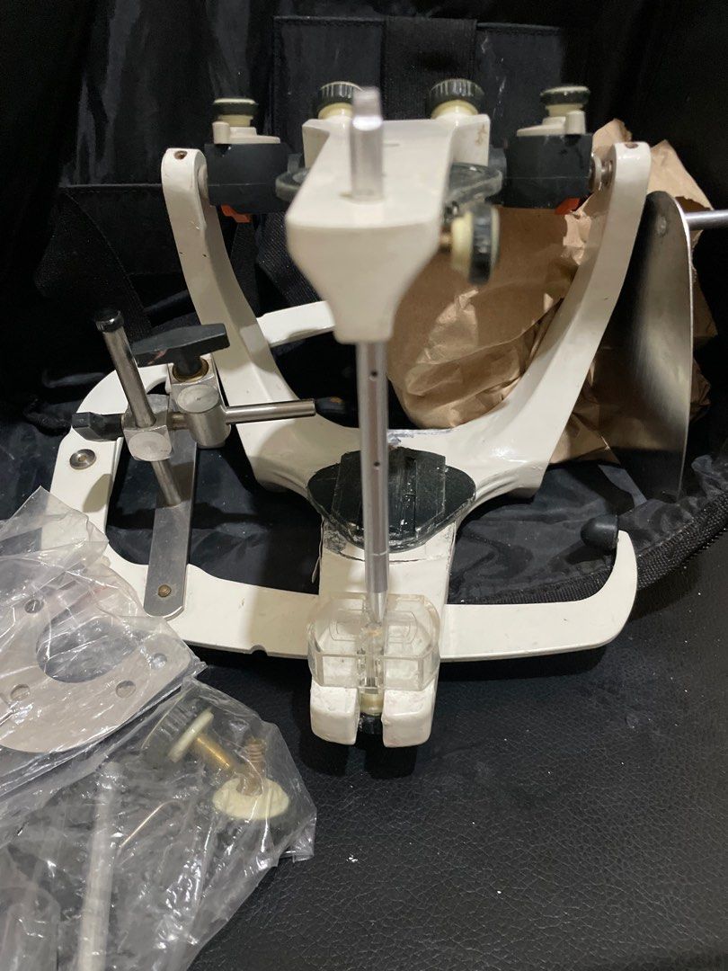 Dental Articulator (Best) (Category: Medical Supplies & Tools) located in Manila. Submitted by john56754 (Listing ID 1407085254, Image 2). Description: - Dental articulator set “Best” -Used Item -with Fox Plane -May mga Flaws pero nagagamit panaman -I bought it 6,300 pero 5k nalang.