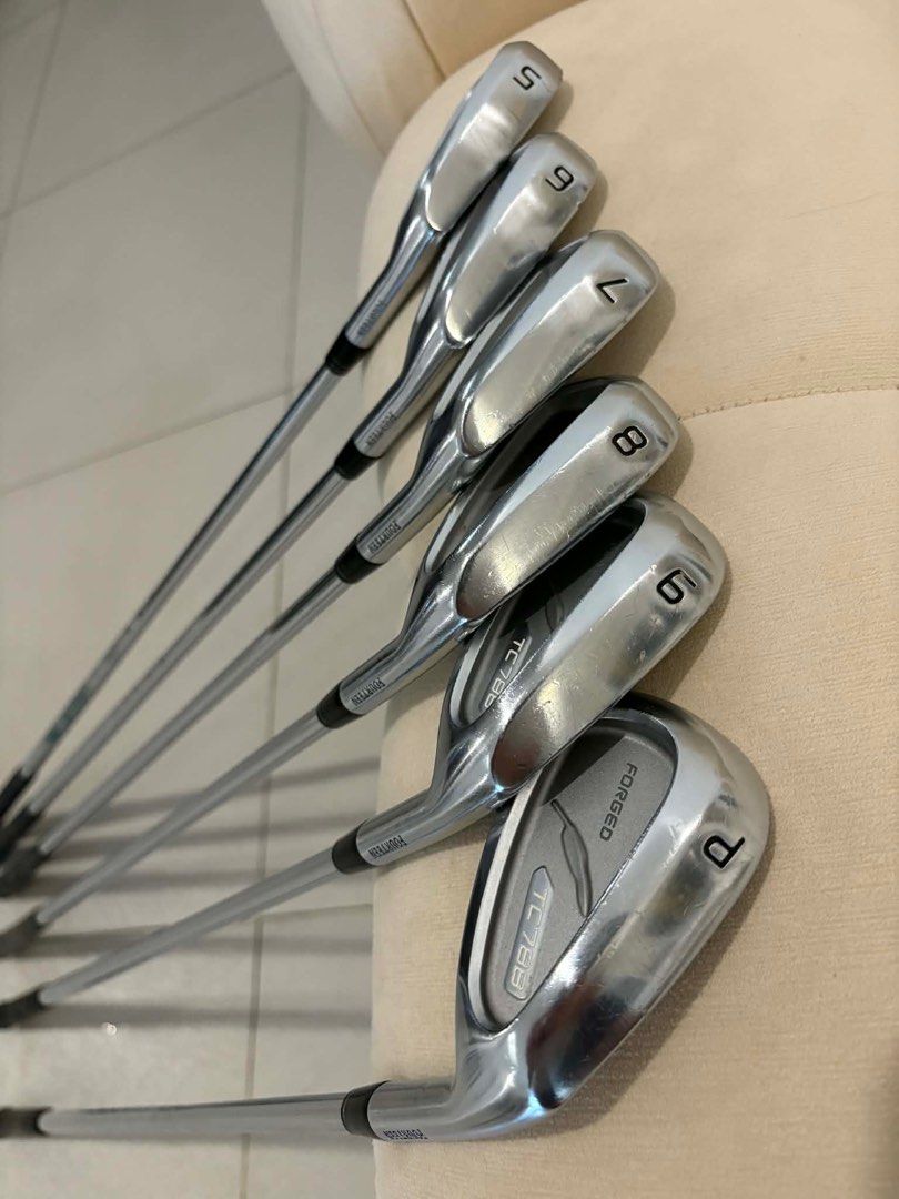 Fourteen TC-788 (Category: Golf) located in Muntinlupa City. Submitted by angelo_0613 (Listing ID 1407171940, Image 3). Description: Fourteen TC-788 5i-PW with NS Pro Neo (Regular) light shafts Slight issue on the 5 iron (see pic for reference) 25k negotiable .