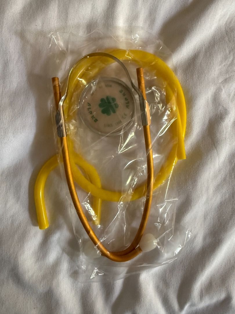 Gold Stethoscope (ALPK2) (Category: Medical Supplies & Tools) located in Cavite. Submitted by dizonchrissy.love (Listing ID 1407063126, Image 2). Description: Gcash payment only. Pay before delivery. Delivery fee shouldered by buyer..