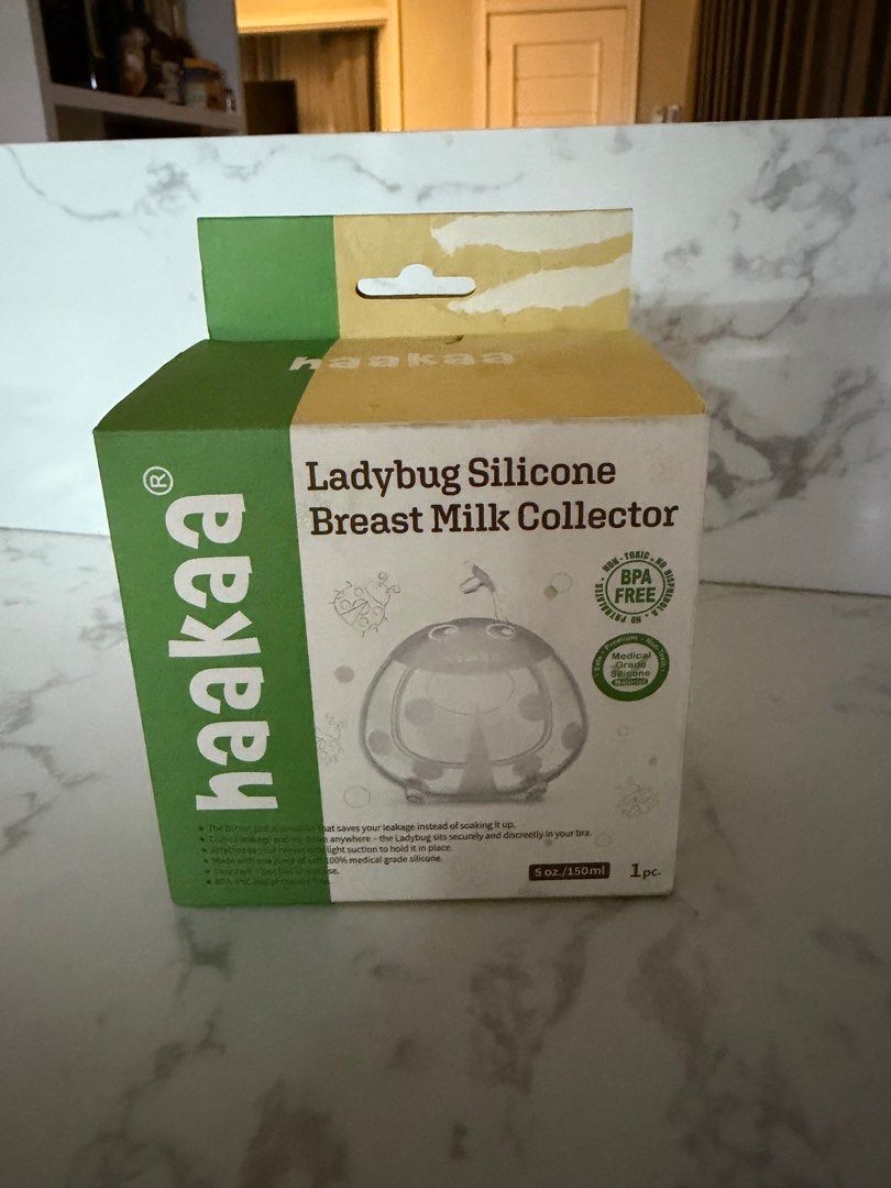 Haakaa Ladybug Silicone Breast Milk Collector (Category: Breastfeeding & Bottle Feeding) located in Pulilan. Submitted by nikkisee (Listing ID 1407104510, Image 1). Description: Washed and sanitized but not used (never had the chance to use it).