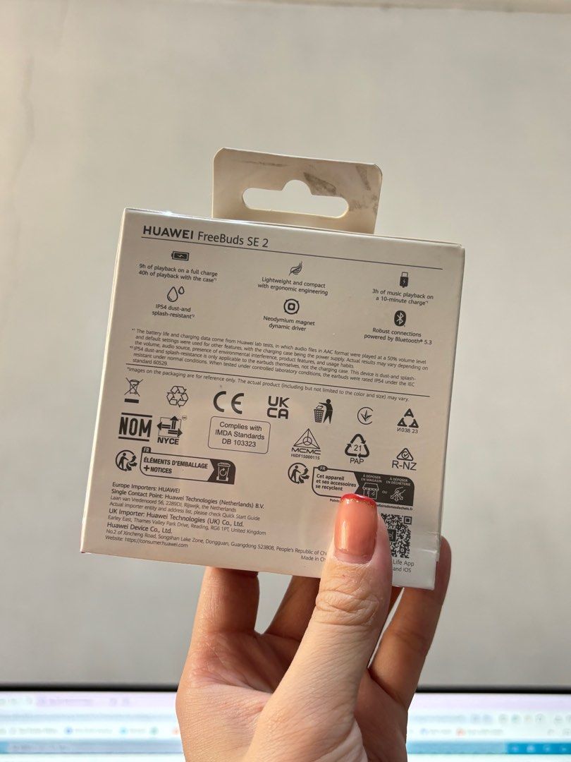 Huawei FreeBuds SE 2 (Category: Earphones) located in Malabon City. Submitted by shopperistaph (Listing ID 1407018268, Image 3). Description: Sealed Never used.