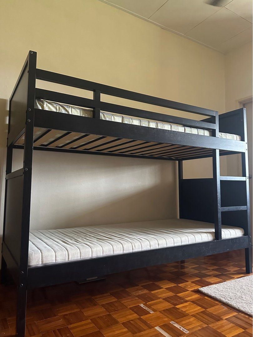 IKEA Double Decker Bunk Bed NORDDAL, Furniture & Home Living, Furniture ...