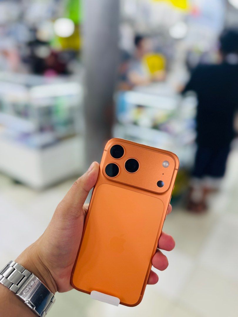 iPhone 17 Pro Max 256GB E-Sim 100% Battery Health (Category: iPhone 17 Series) located in San Juan City. Submitted by Khalidmgdla08 (Listing ID 1407027312, Image 3). Description: FOR SALE | TRADE/SWAP Price: 72,000 On hand: iPhone 17 Pro Max✔️ 256GB ✔️ E-Sim ✔️ 100% Batt health ✔️ Japan Variant ✔️ 100% Original ✔️ 99% Makinis ✔️ 99% Smooth ✔️ NOT REFURB ✔️ NO HIDDEN ISSUES ✔️ NEVER BEEN REPAIRED ✔️ TEST TO SAWA✔️ FREE 3-UTOOLS ✔️ ANY MODEL OF IPH