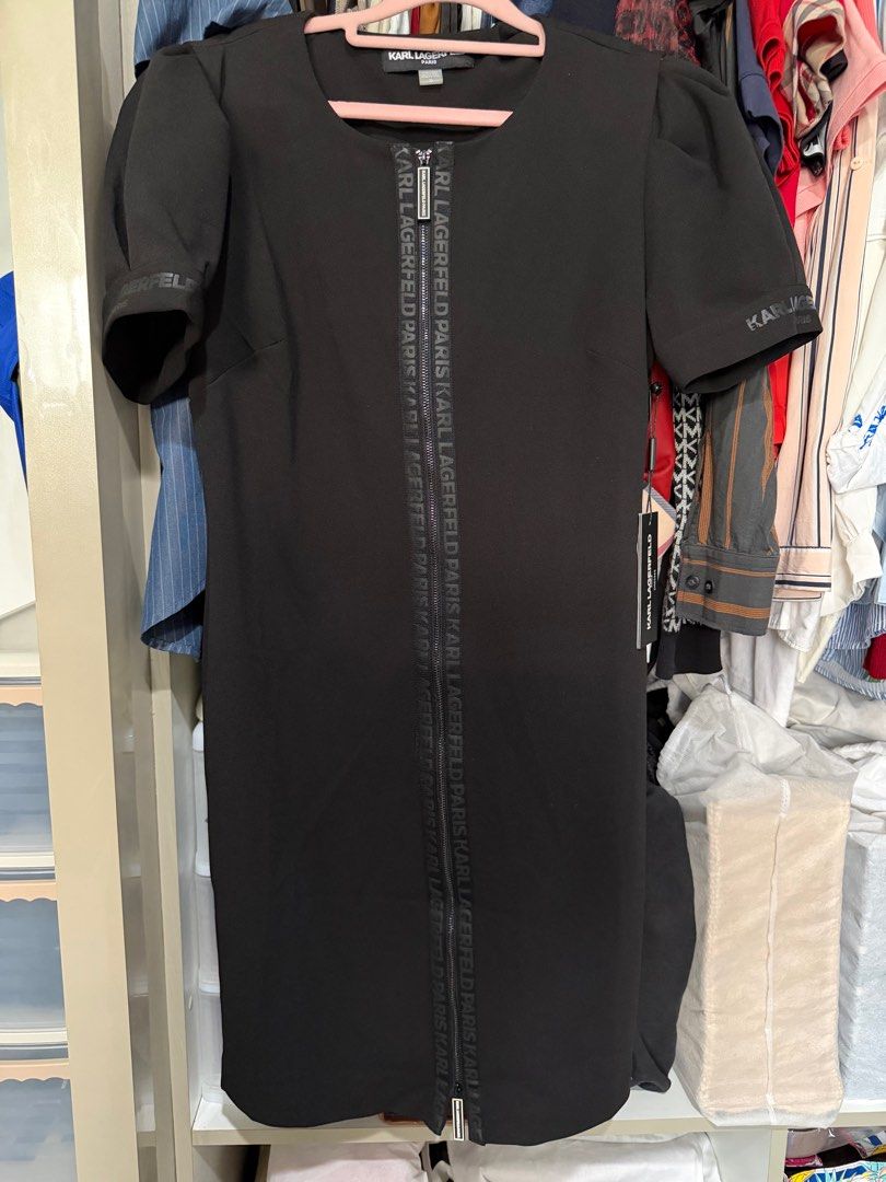 Karl Lagerfeld Black Dress (Category: Dresses) located in Taguig. Submitted by Zyannah (Listing ID 1407076144, Image 2). Description: Brand new with Tag and bought in the US. No issues to discuss since it is unused. Zipper closure. Can fit Medium to semi XL. Semi stretchable fabric. Very nice. Plus sf. No rush shipping please Note: Except as expressly provided herein, all payments made will be irrevocable, non-refundable, and non-creditable. No R