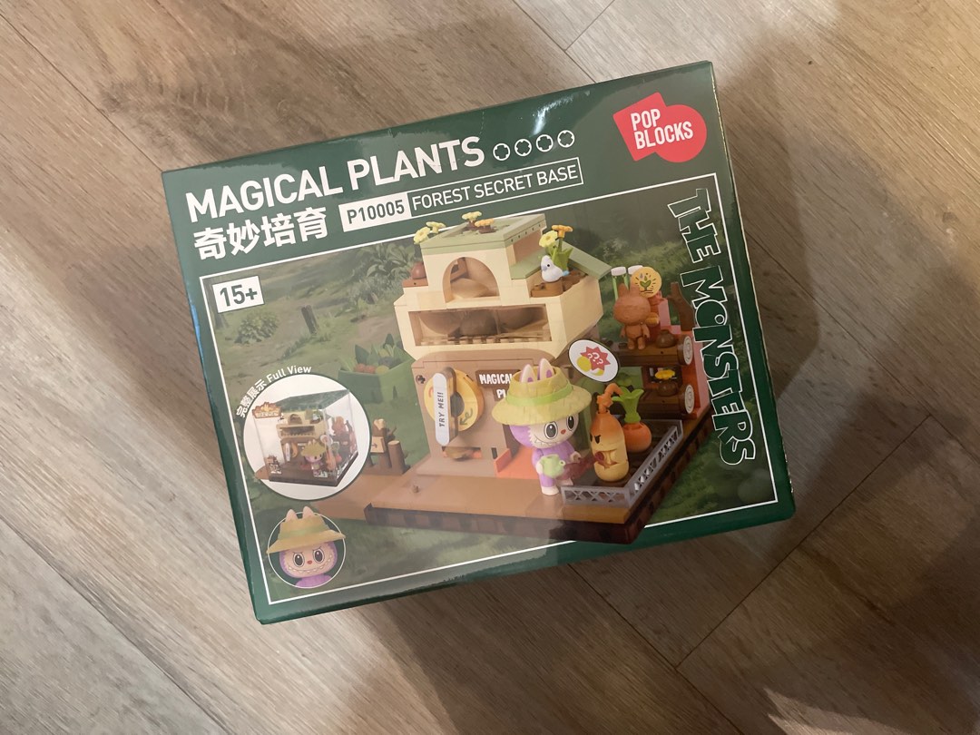 Labubu POPMART POPBLOCKS Magical Plants 森林秘密基地, 興趣及遊戲