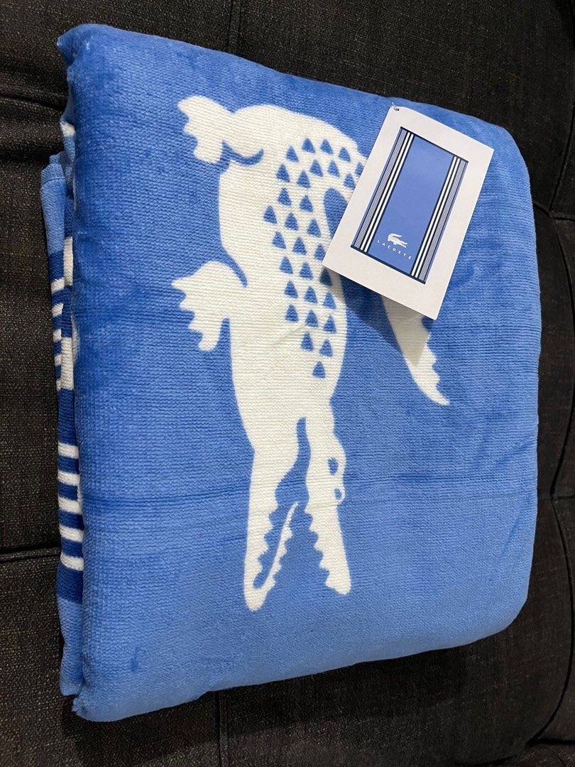 Lacoste Beach Towel (Category: Bedding & Towels) located in Pasig City. Submitted by pixiedust78 (Listing ID 1407024349, Image 2). Description: Lacoste Beach Towel 36x72 USA bought.