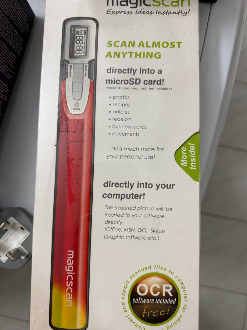 MagicScan Portable Scanner, Computers & Tech, Printers, Scanners ...