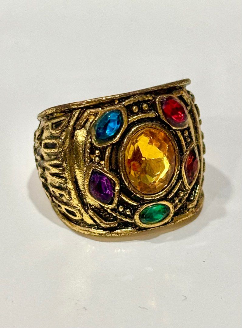 Marvel Thanos Ring (Category: Rings) located in Kuala Lumpur. Submitted by cinamoroe (Listing ID 1407115331, Image 1). Description: • Condition : like new DM for more photos or details about the product. • Questions are welcome. • Meet-up or delivery can be arranged — please confirm 1–2 days in advance. • Price negotiable. • No refunds or cancellations. • Delivery fee charged separately..