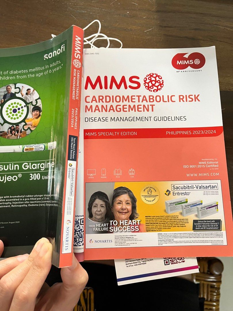 MIMS Cardiometabolic Risk Management Guidelines 2023/2024 (Category: Textbooks) located in Quezon City. Submitted by jcycle02 (Listing ID 1407058785, Image 1). Description: .