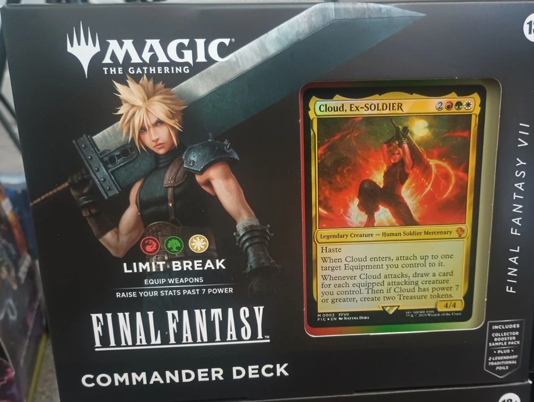 MTG - Final Fantasy VII Commander Deck [Limit Break (Red-Green-White ...
