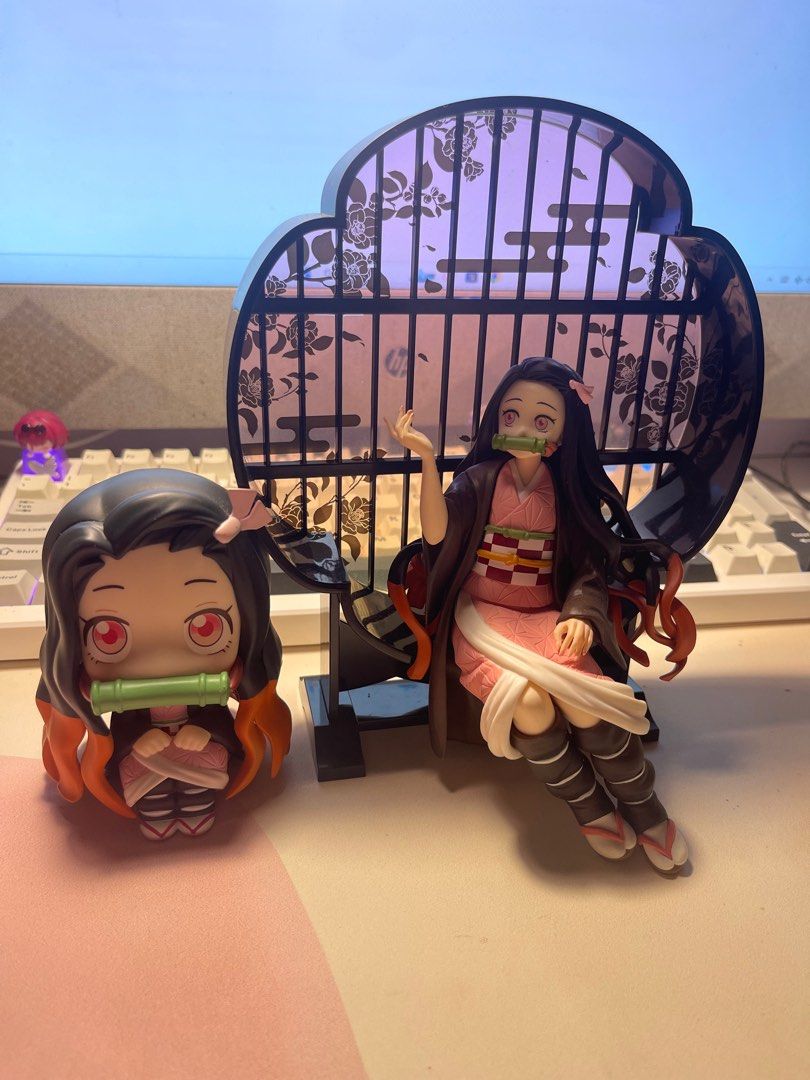 Nezuko Look Up & Figure Set | BIB (Category: Figurines & Statues) located in Muntinlupa City. Submitted by g1giondatbeat (Listing ID 1407173721, Image 1). Description: ౨ৎ — Decluttering my room! Prices are negotiable; feel free to send your offers ♡ Mode of Payment: GCash Mode of Delivery: Lalamove / Grab (buyer shoulders shipping fee).