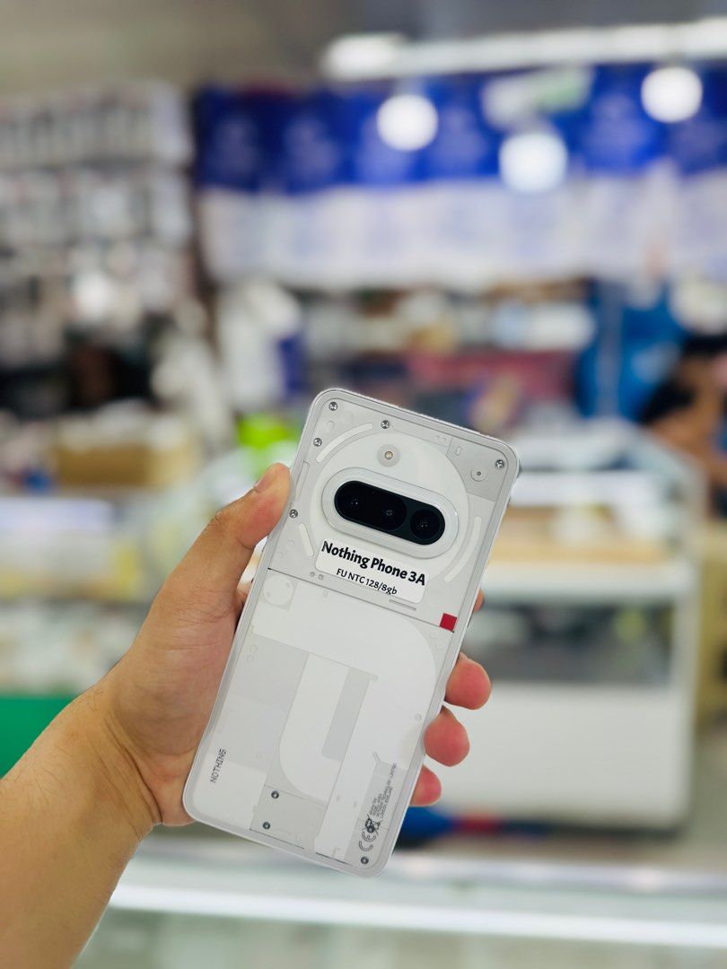 Nothing Phone 3a 8/128GB Openline NTC (Category: Android Others) located in Manila. Submitted by kmgadgets (Listing ID 1407021941, Image 3). Description: FOR SALE | TRADE/SWAP Price: 16,999 On hand: Nothing Phone 3A✔️ 8/128GB ✔️ OPENLINE ✔️ NTC APPROVED ✔️ 100% Original ✔️ 99% Makinis ✔️ 99% Smooth ✔️ NOT REFURB ✔️ NO HIDDEN ISSUES ✔️ NEVER BEEN REPAIRED ✔️ TEST TO SAWA✔️ PM FOR MORE DETAILS .