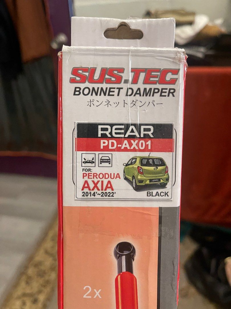 PERODUA AXIA 2014-2022 REAR BONNET DAMPER, Auto Accessories on Carousell