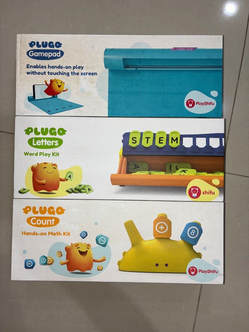 PlayShifu Plugo Letters, Count & Gamepad Kit, Hobbies & Toys, Toys ...