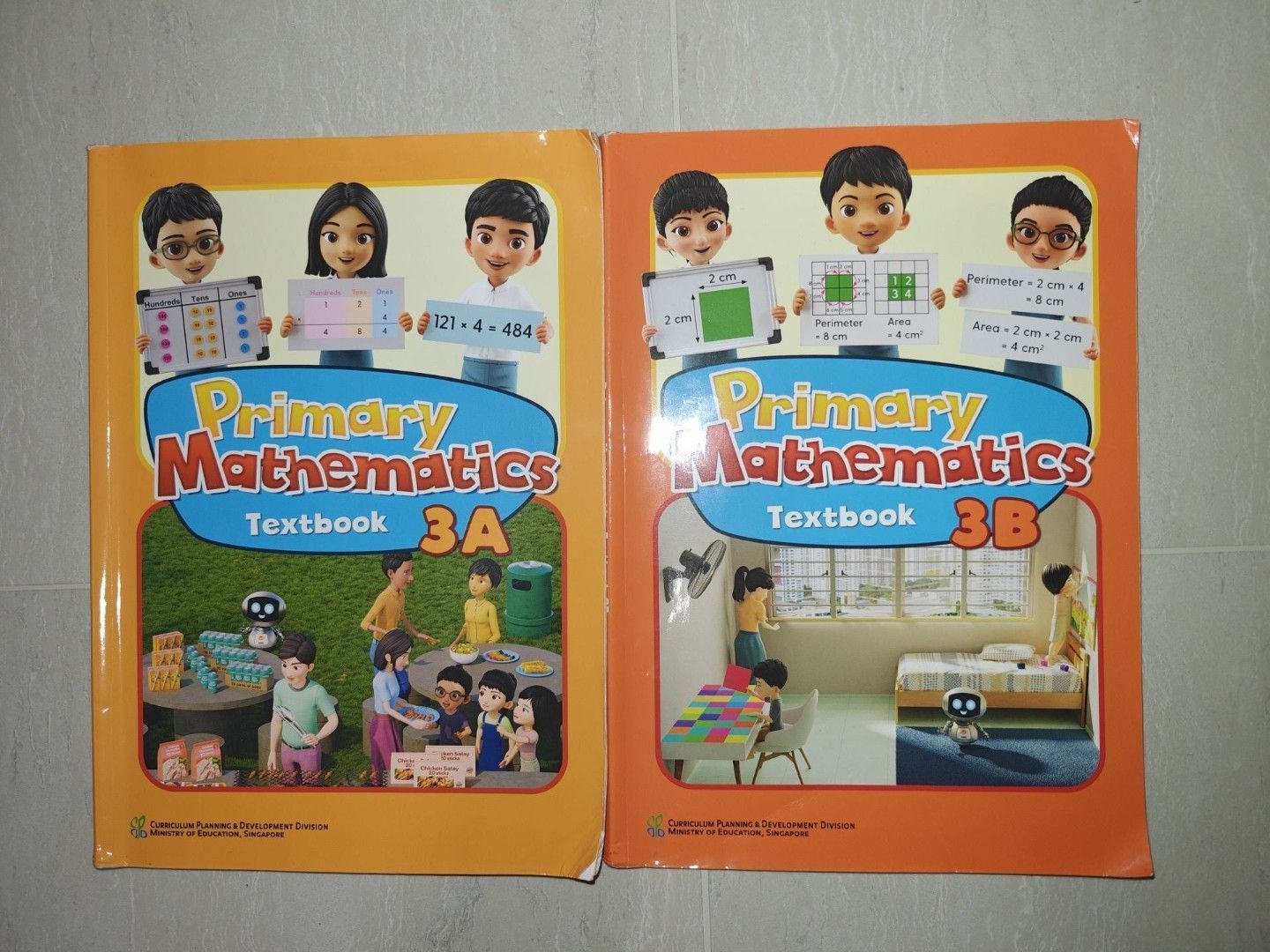 Primary Mathematics Textbook 3A & 3B, Hobbies & Toys, Books & Magazines ...