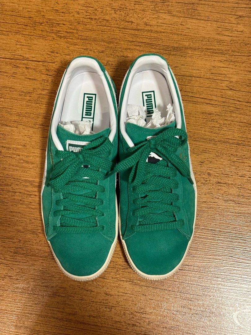 Puma Clyde OG - Green Suede - Preloved (Category: Sneakers) located in Manila. Submitted by ryansellsstuff (Listing ID 1407028427, Image 3). Description: Puma Clyde OG - Green Suede - Preloved Size 2000 pesos RFS: Decluttering Size 7 us mens, EU 40/39.