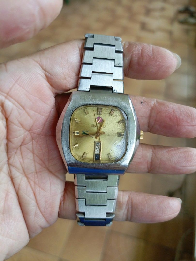 Rare vintage Rado automatic watch (Category: Luxury Watches) located in Paranaque City. Submitted by timeforus (Listing ID 1407047869, Image 1). Description: good working condition. issue: dirty or patina dial.