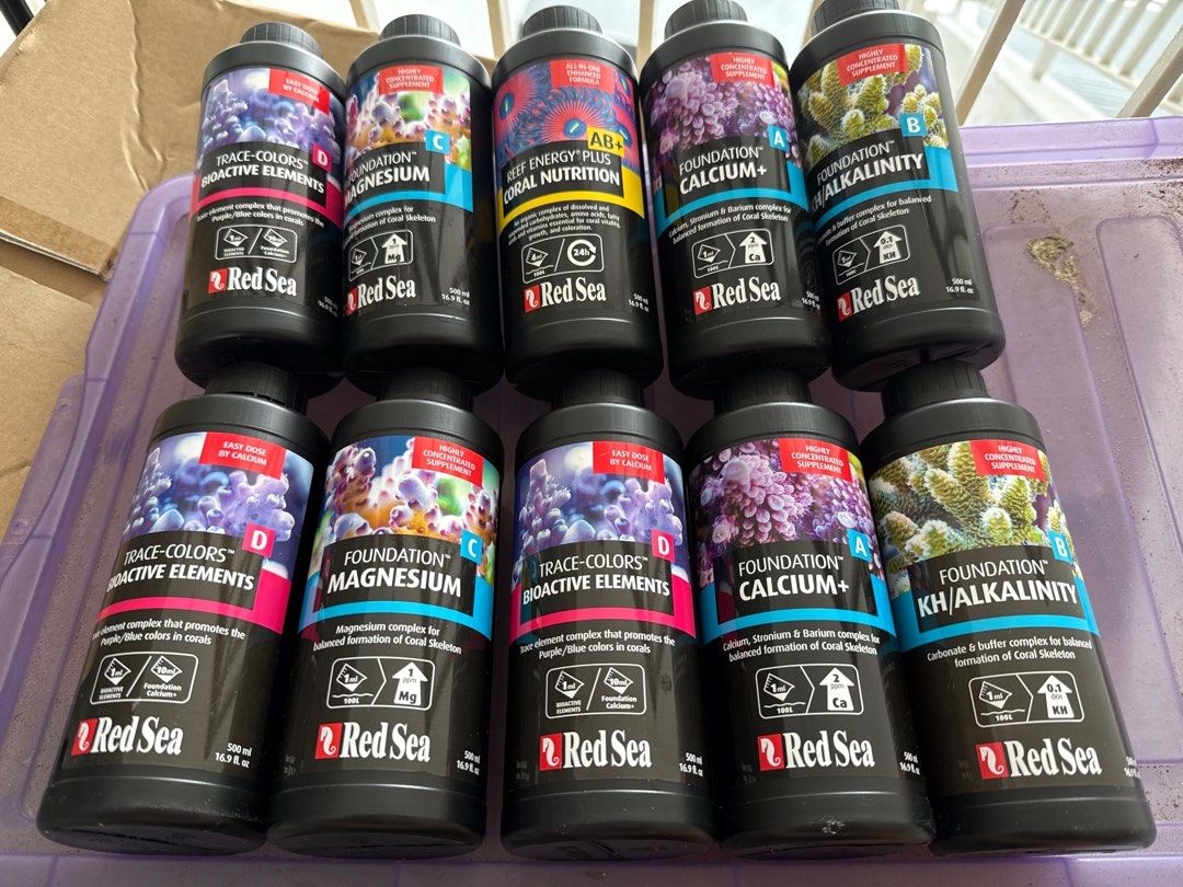 Red sea Marine product Foundation Calcium+ A, KH/Alkalinity , Magnesium