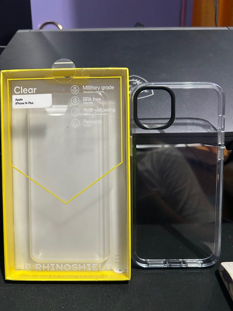 Rhinoshield 14 Plus Case (Category: Cases & Sleeves) located in Manila. Submitted by jjaesahi (Listing ID 1407061183, Image 1). Description: Used thrice still presentable but not for sensitive buyers.