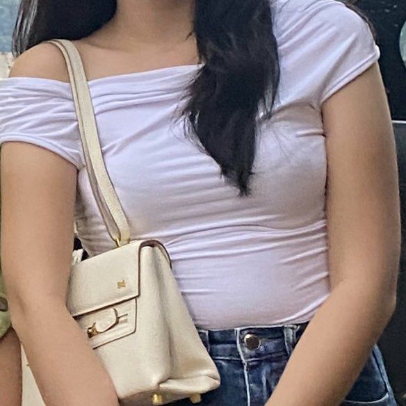 SHEIN BAE Asymmetrical Neck Ruched Mesh Tee, Going Out Top (Category: Blouses) located in Antipolo. Submitted by ivyg22 (Listing ID 1393287451, Image 3). Description: .