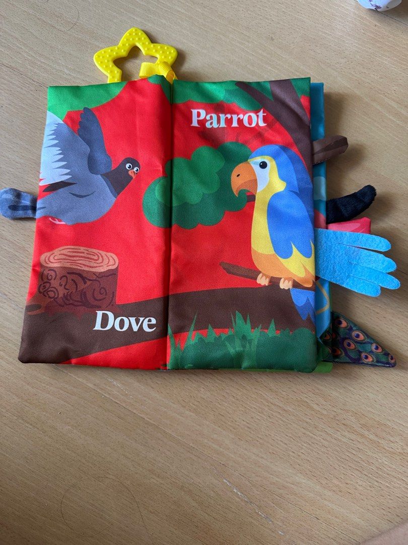 Soft book - Bird tails (Category: Infant Playtime) located in Makati City. Submitted by msmingchin (Listing ID 1407050569, Image 2). Description: Soft books for sensory play. .