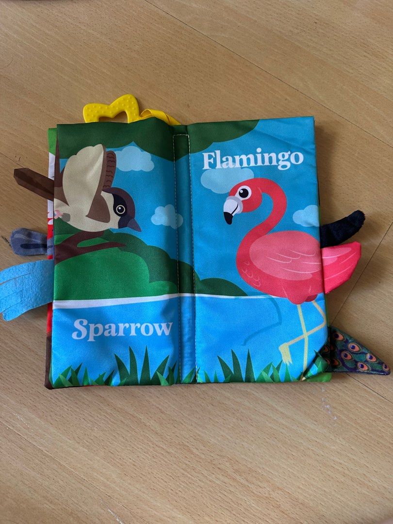 Soft book - Bird tails (Category: Infant Playtime) located in Makati City. Submitted by msmingchin (Listing ID 1407050569, Image 3). Description: Soft books for sensory play. .