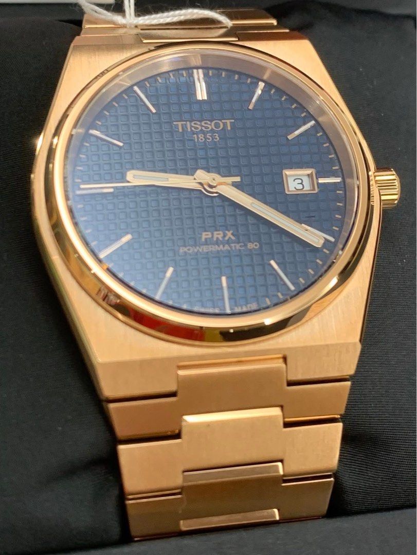 Tissot prx 40mm rosegold (Category: Luxury Watches) located in Quezon City. Submitted by slluxury_ph (Listing ID 1407168110, Image 3). Description: Tissot prx 40mm unisex Complete inclusion Automatic .