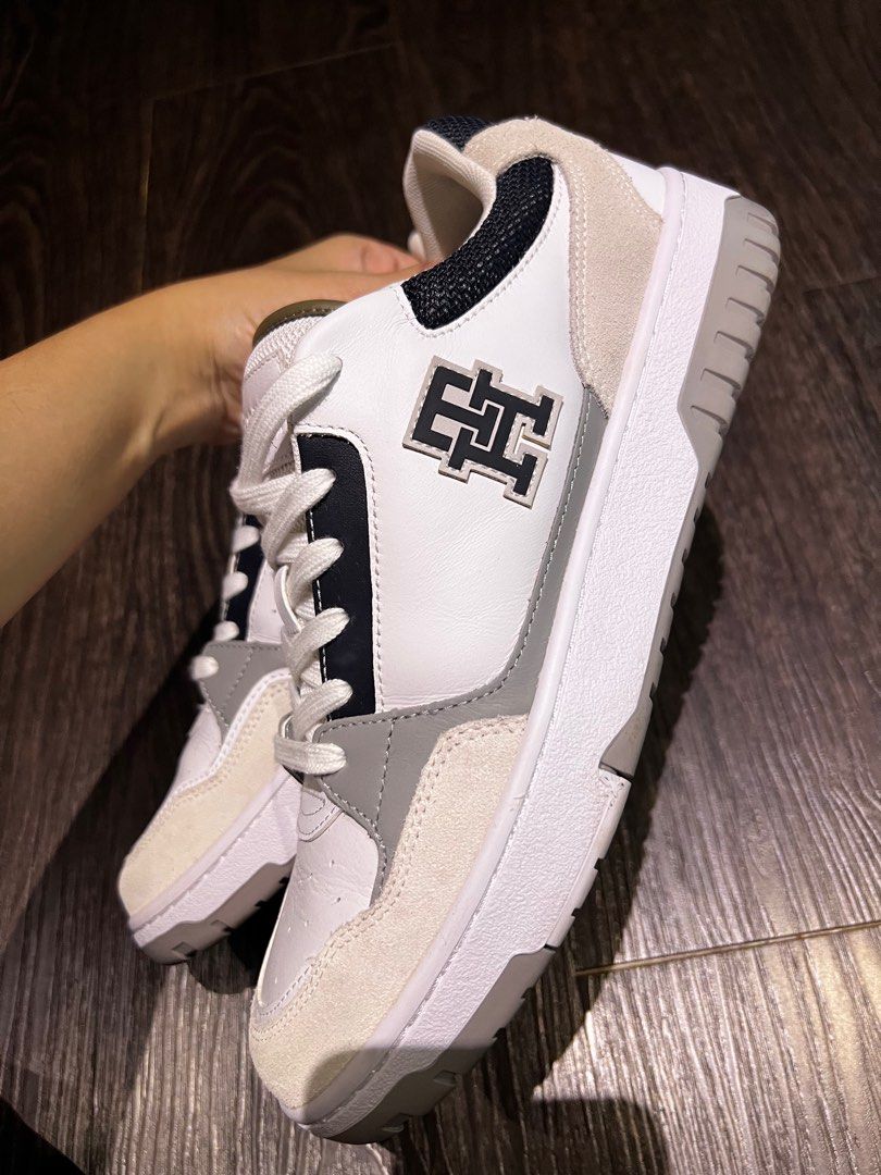Tommy Hilfiger TH Basket Street Mix Sneakers (Category: Sneakers) located in Ampang. Submitted by rarahanna (Listing ID 1407076904, Image 2). Description: Original Tommy Hilfiger leather sneakers bought from One Utama TH butique purchased value rm899 Full set with box and paper bag from Tommy Hilfiger Butique.