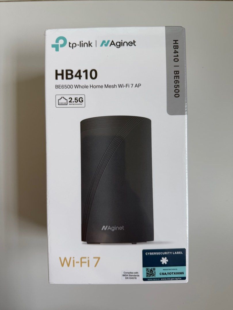 TP-Link HB410 BE6500 Whole Home Mesh Wi-Fi 7 AP, Computers & Tech ...