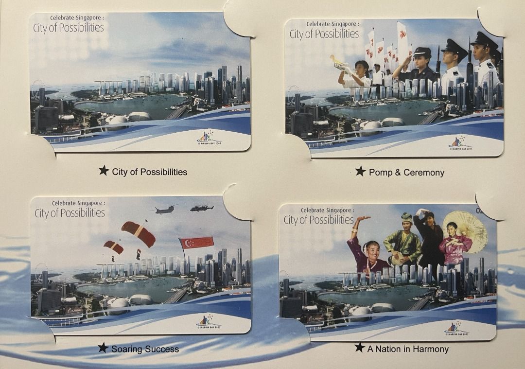 2007 NDP Limited Edition Commemorative 4-in-1 ez-link Card Set (JW-291 ...