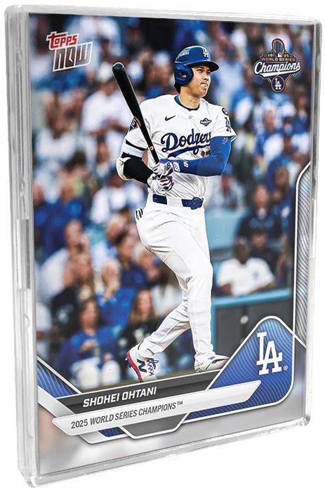 World Series Champions 大谷翔平 2025 Topps Now WS1 ワールド