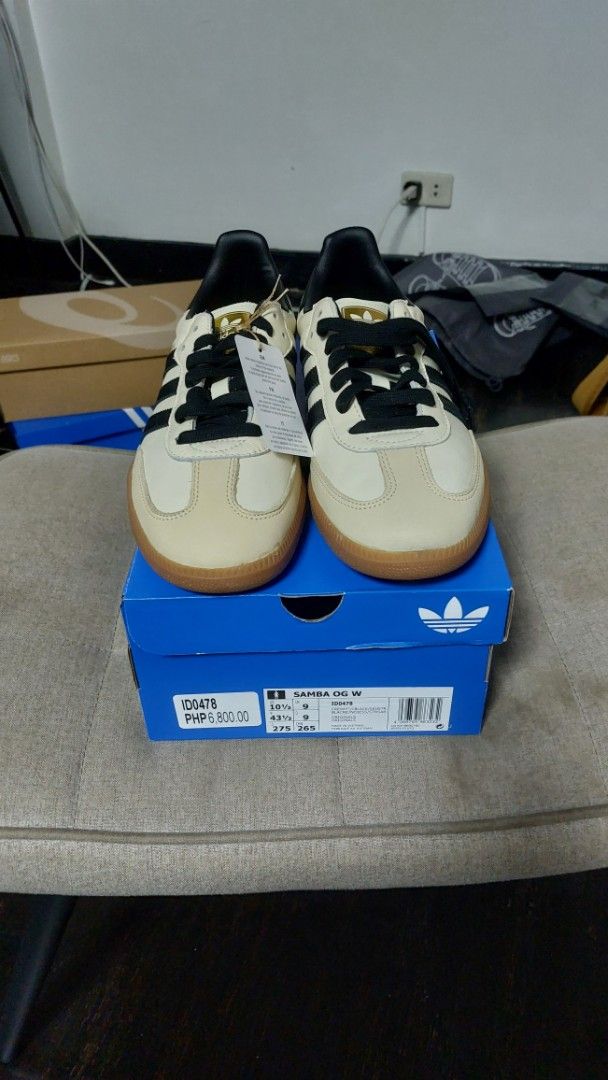 Adidas Samba OG - Sand Strata (Category: Sneakers) located in Quezon City. Submitted by cisnarf (Listing ID 1402144111, Image 3). Description: -Adidas Uptown Mall release. -Size 10.5 US womens (9.5 US mens). -Complete with receipt..
