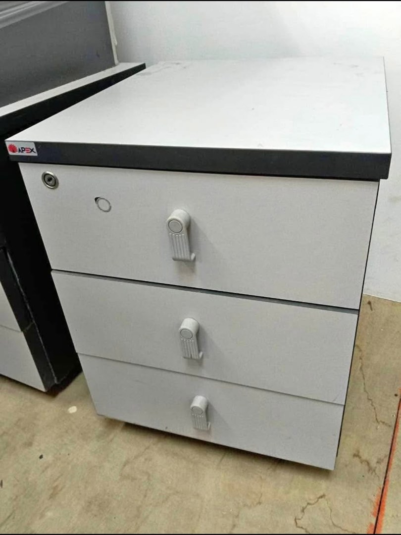 APEX Office Mobile Pedestal Cabinet Drawer (Kabinet Laci Pejabat ...