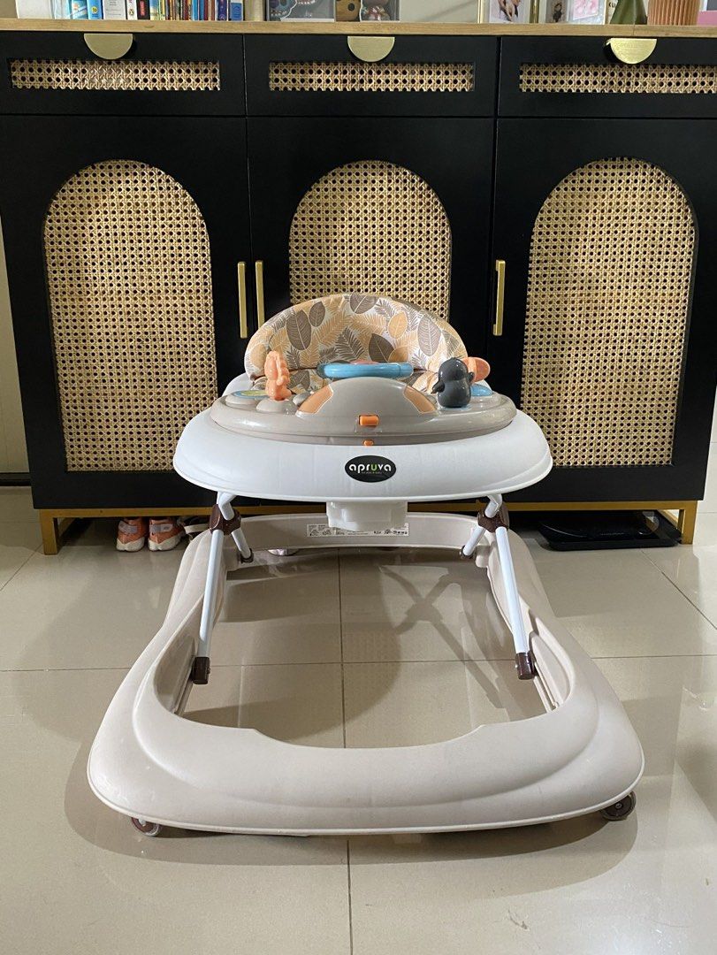 Apruva Baby Walker (Category: Infant Playtime) located in Lipa City. Submitted by max_lilo (Listing ID 1402193345, Image 2). Description: Like new condition Bought last August only in SM for ₱3,799 Receipt available No box included RFS: Baby learned to walk Location: Guadalupe Viejo, Makati.