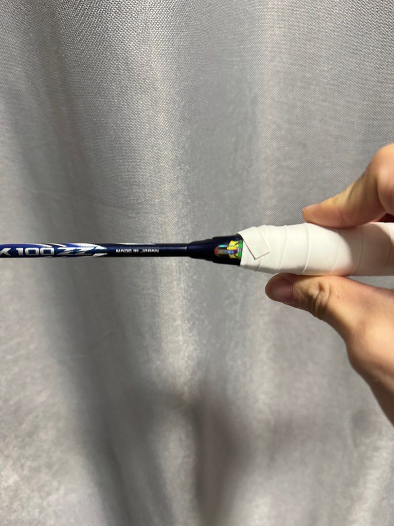 astrox 100zz dark navy(4u), Sports Equipment, Sports & Games, Racket ...