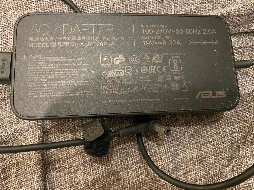 ASUS Laptop charger (Category: Cables & Adaptors) located in Las Pinas. Submitted by cobaltine09 (Listing ID 1402187608, Image 1). Description: ASUS AC Adapter A15-120P1A.