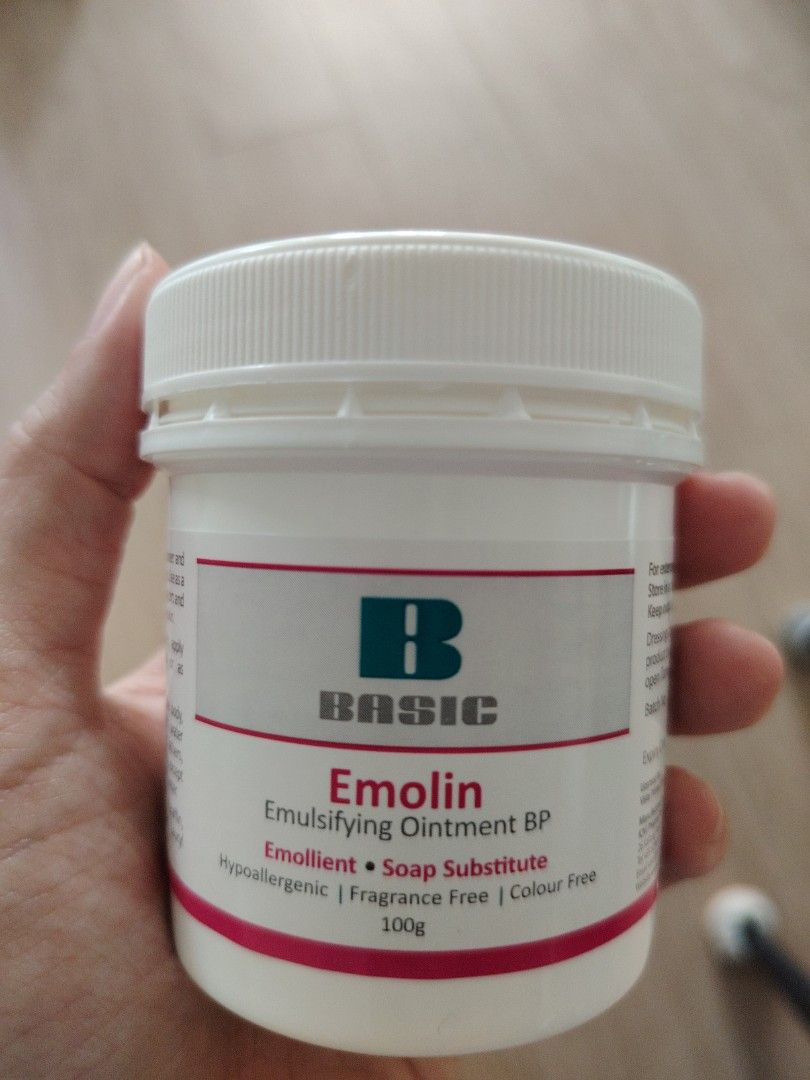 Emolin Blue Basic Emolin Emulsifying Ointment BP 100g, Beauty & Personal Care, Bath ...