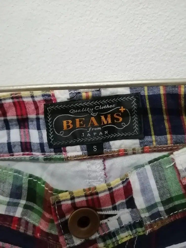 BEAMS PLUS PATCHWORK SHORTPANTS (Category: Shorts) located in Sungai Petani. Submitted by samadsaid42 (Listing ID 1402127978, Image 3). Description: Beams plus Size S Waist 31 Length 21.5 P194.