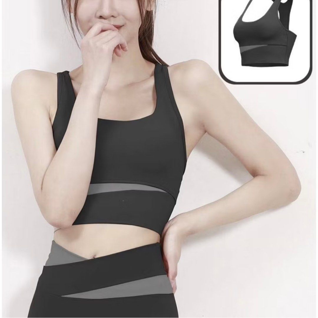 Black Two-Piece Activewear Set (Category: Activewear) located in Quezon City. Submitted by _judebbr1 (Listing ID 1402262296, Image 3). Description: Got this from https://ph.shp.ee/nTooMLL for ₱499 for the set. size is M..