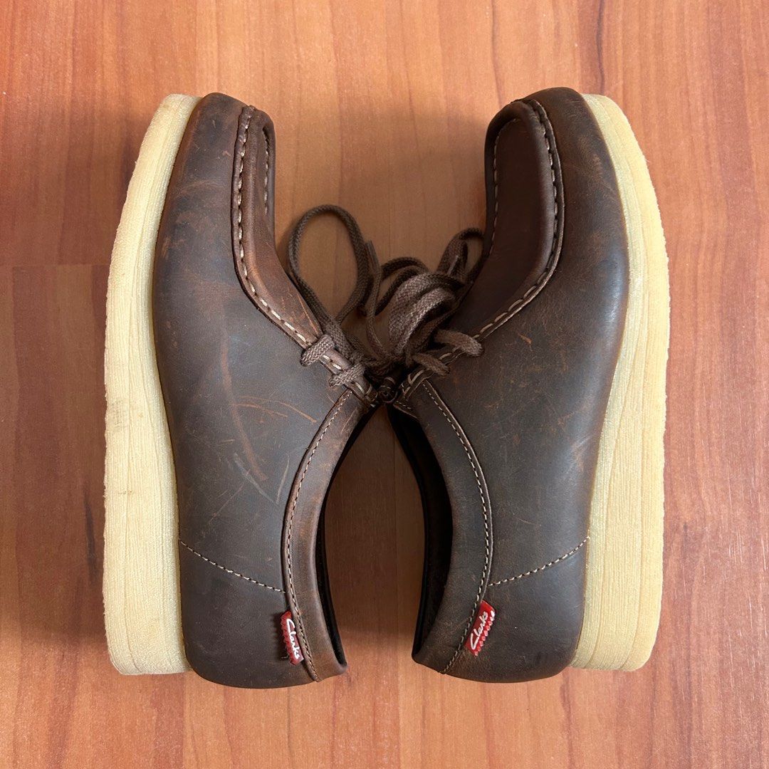 Clarks wallabees beeswax (Category: Boots) located in Manila. Submitted by pl4y_it_4g4in (Listing ID 1402161133, Image 3). Description: No issue Clarks wallabee beeswax Size 3.5 UK 36 US 36 EU .