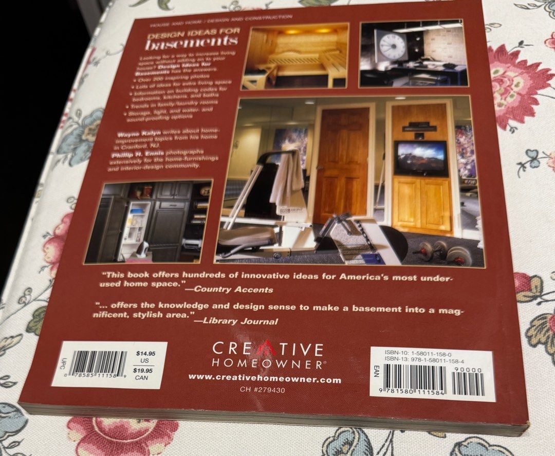 Design Ideas for Basements Interior Design Book, Hobbies & Toys, Books ...