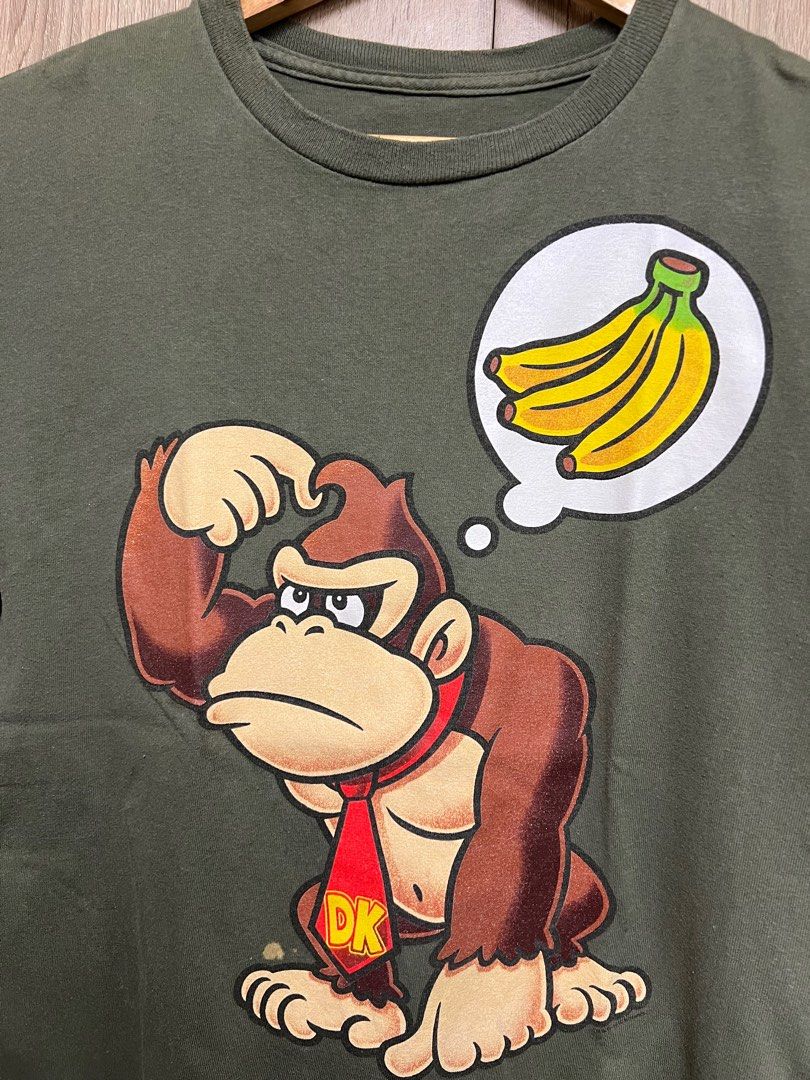 Donkey Kong Video Game Tee (Category: Tshirts & Polo Shirts ) located in Pateros City. Submitted by basboi (Listing ID 1402212308, Image 2). Description: Width: 19.5 Length: 26.5 Stain, lints.