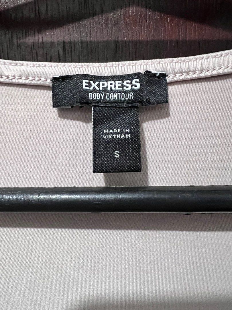 Express Body Contour Bodysuit (Category: Others Tops) located in Manila. Submitted by _baglover21 (Listing ID 1402274797, Image 2). Description: - Express Body Contour bodysuit - Nude pink - Size S -Never used .