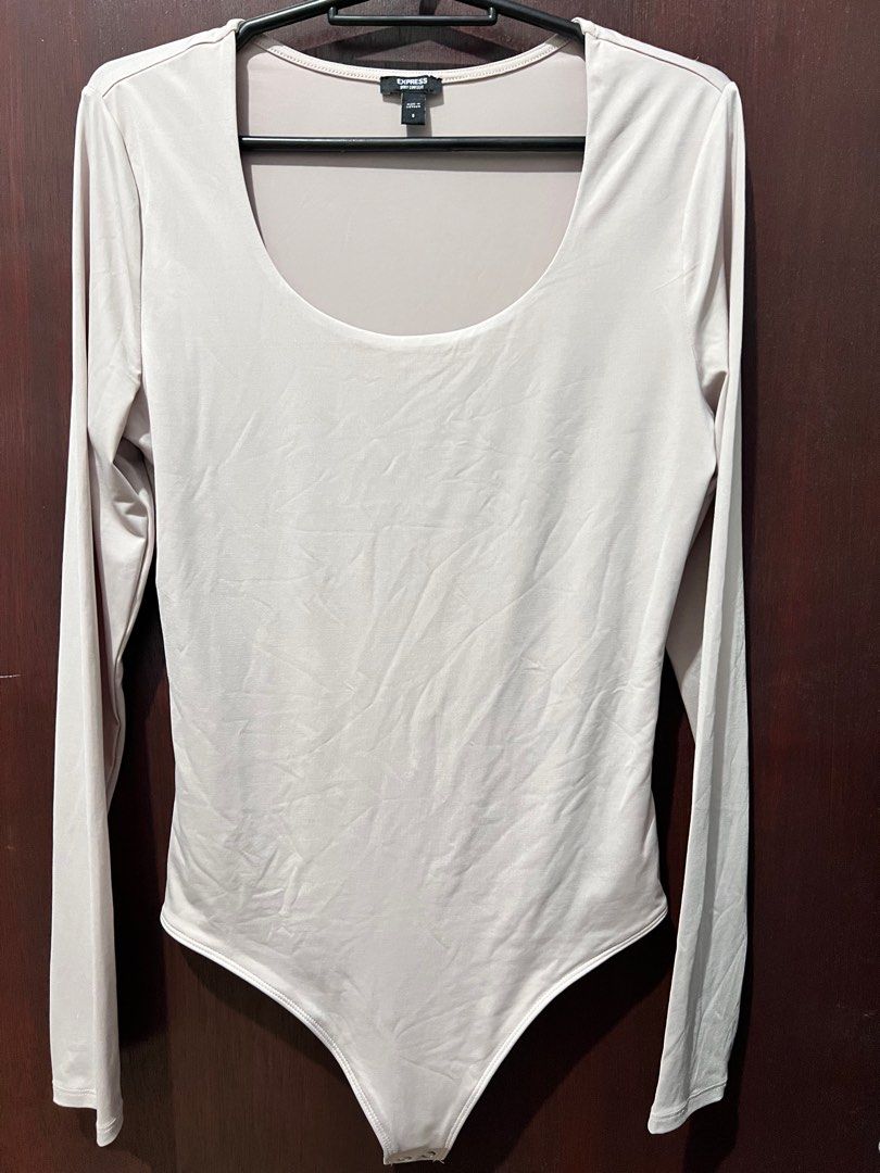 Express Body Contour Bodysuit (Category: Others Tops) located in Manila. Submitted by _baglover21 (Listing ID 1402274797, Image 1). Description: - Express Body Contour bodysuit - Nude pink - Size S -Never used .
