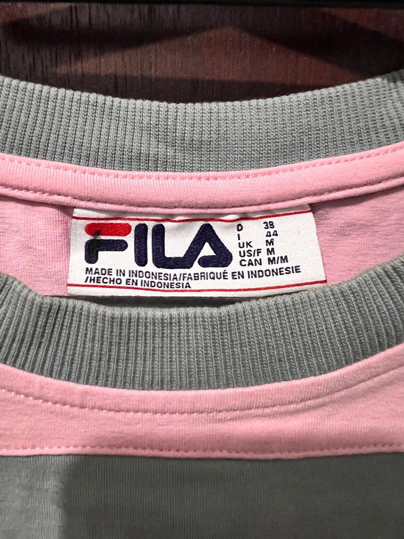 Fila cropped top (Category: Shirts) located in Manila. Submitted by _baglover21 (Listing ID 1402275003, Image 2). Description: -Never used -Med on tag but can fit XSmall-Med.