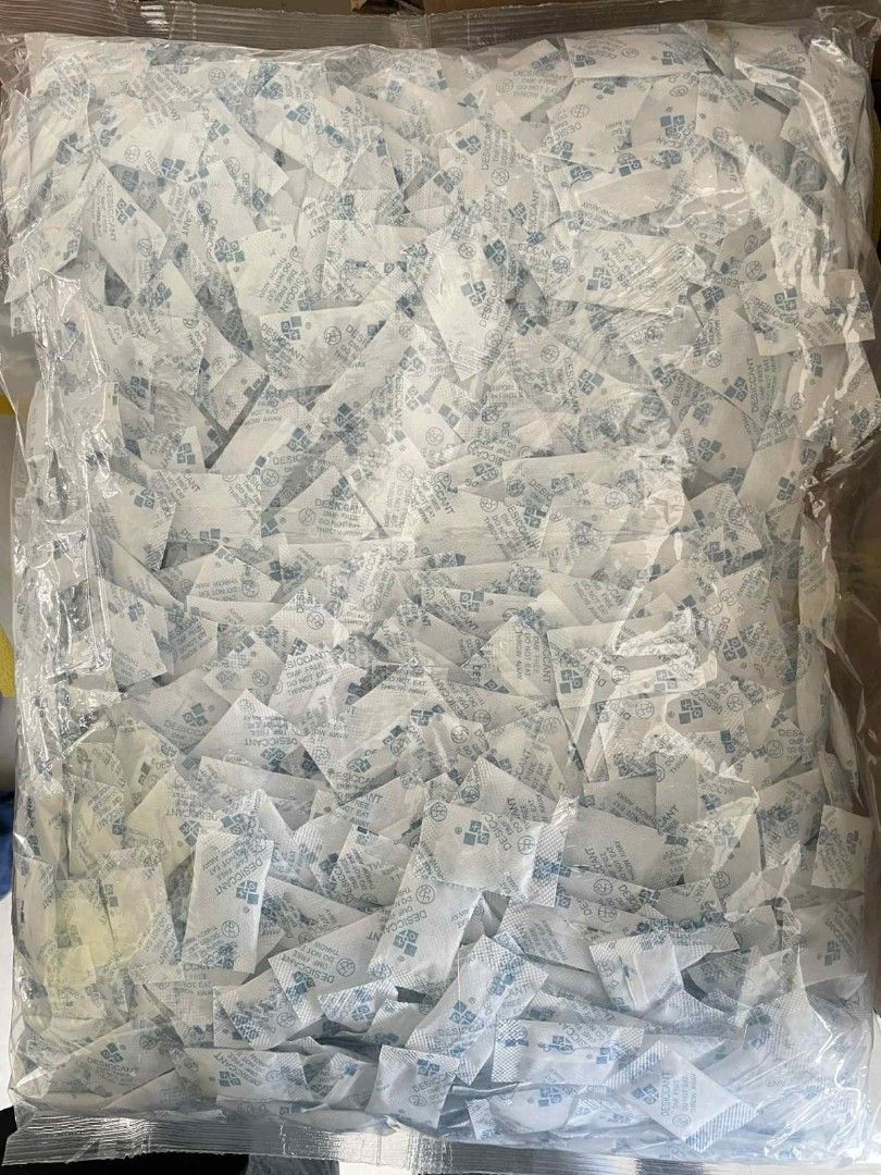 Food grade dessicant 2 grams (Category: Spice & Seasoning) located in San Juan City. Submitted by stepoo123 (Listing ID 1402182306, Image 2). Description: 1500pcs for PHP 1000 food grade.