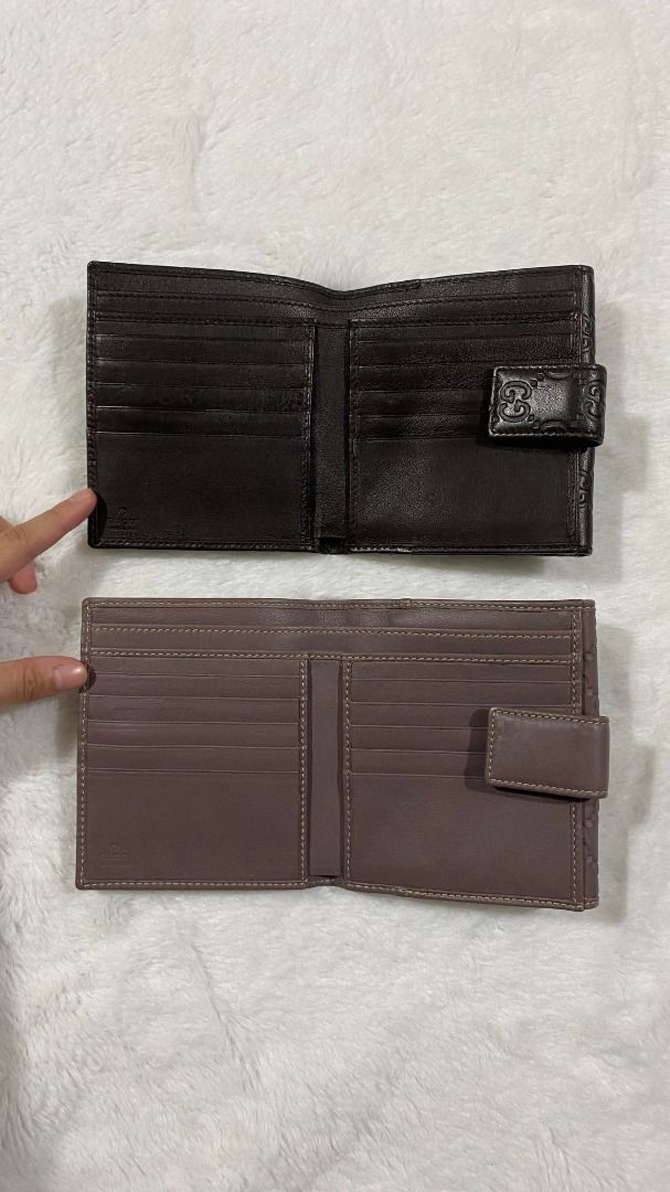 Gucci Bi-Fold Wallet (Category: Luxury Bags & Wallets) located in Manila. Submitted by jeanskiecloset (Listing ID 1402283636, Image 2). Description: 100% Authentic Gucci Wallet Preloved Gucci Shima Bi-Fold Wallet ₱12,000 Preloved Gucci Guccissima Bi-Fold Wallet ₱12,000.
