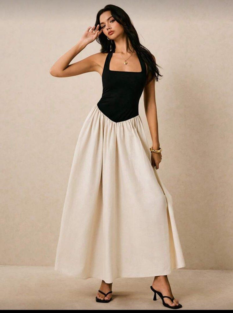 Halter Neck Maxi Dress (Category: Dresses) located in Taguig. Submitted by maybsv (Listing ID 1402211648, Image 1). Description: Never worn. Nice to wear! Hindi lang siya bagay sa akin..