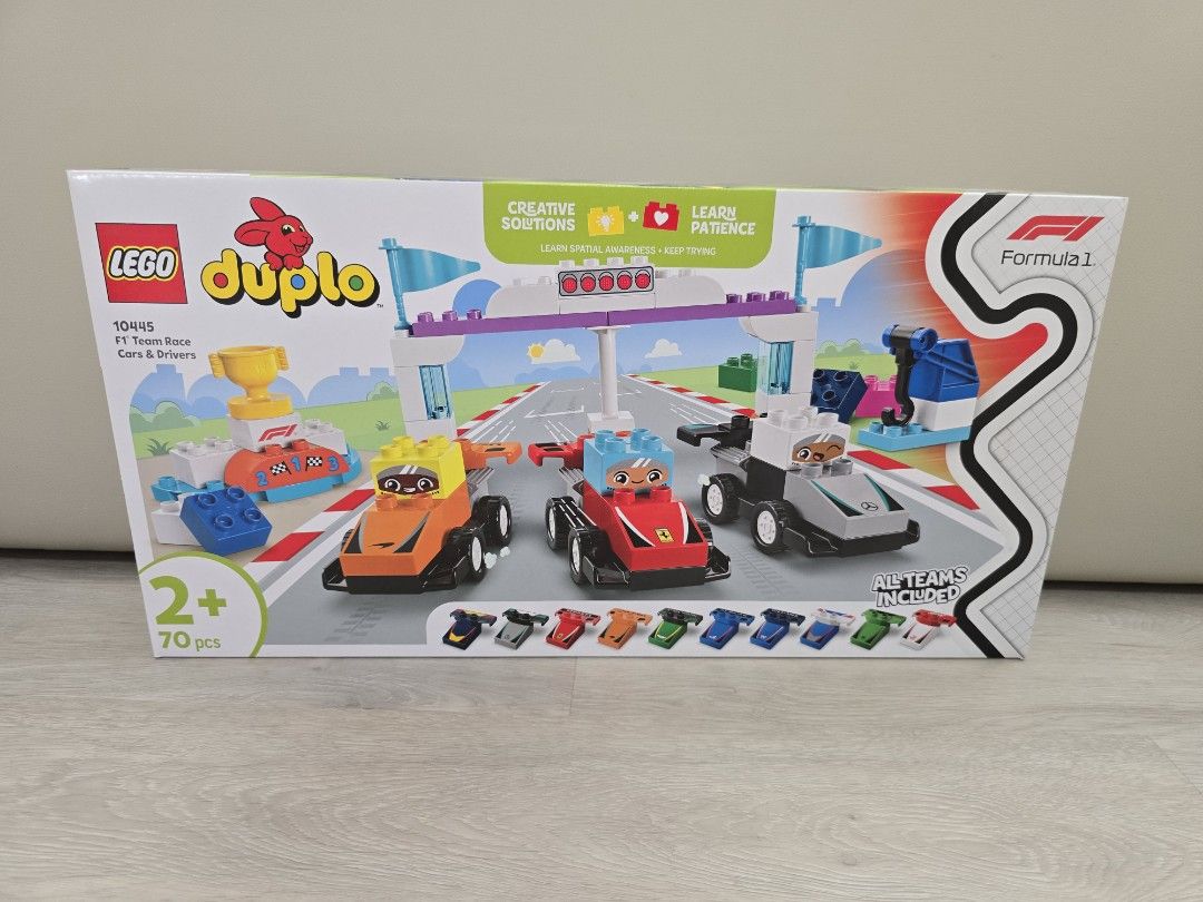 LEGO Duplo 10949 F1 Race Cars & Drivers Set, Hobbies & Toys, Toys ...